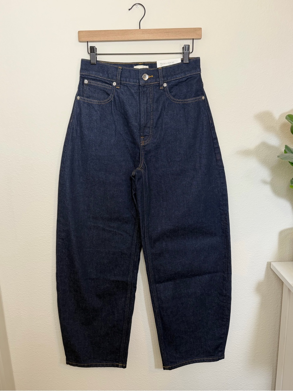 Everlane Way High Curve Women’s Dark Wash High-Rise Jeans in Pure Blue